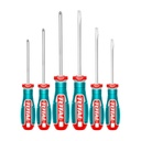 JUEGO DESTORNILLADORES X 6 PCS PUNTA IMANTADA SUPER TOTAL (TKSDS0626)