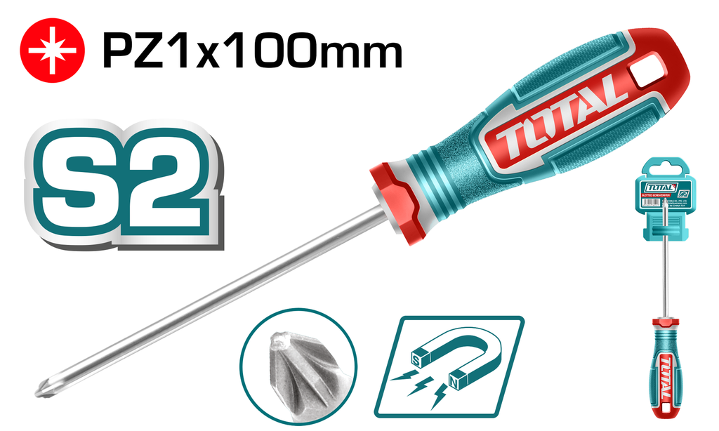 DESTORNILLADOR 3/16X4" (+) PUNTA IMANTADA (TSDPZ1100)