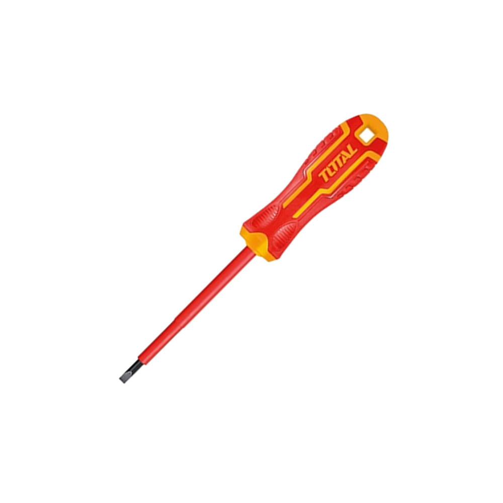 DESTORNILLADOR AISLADO 1000V INDUSTRIAL 5" PALA AMARILLO - ROJO TOTAL (THTIS5125)