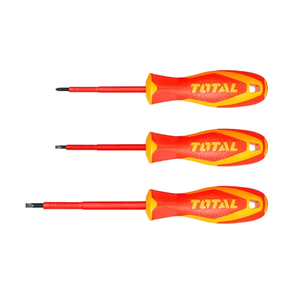 DESTORNILLADOR AISLADO 1000V INDUSTRIAL JUEGO X 3 PZS TOTAL (THTIS036)