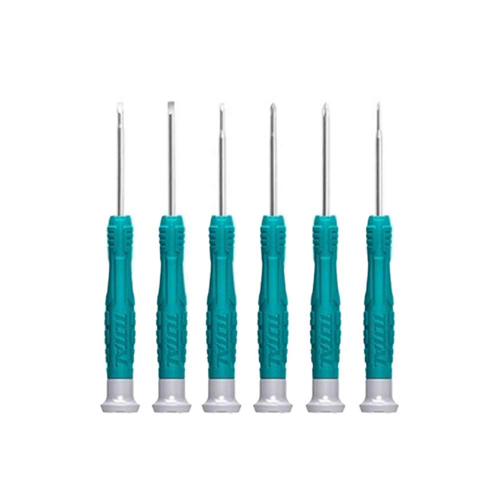 DESTORNILLADOR RELOJERO CROMO VANADIUM JUEGO X 6 PZS TOTAL (THT250PS0601)
