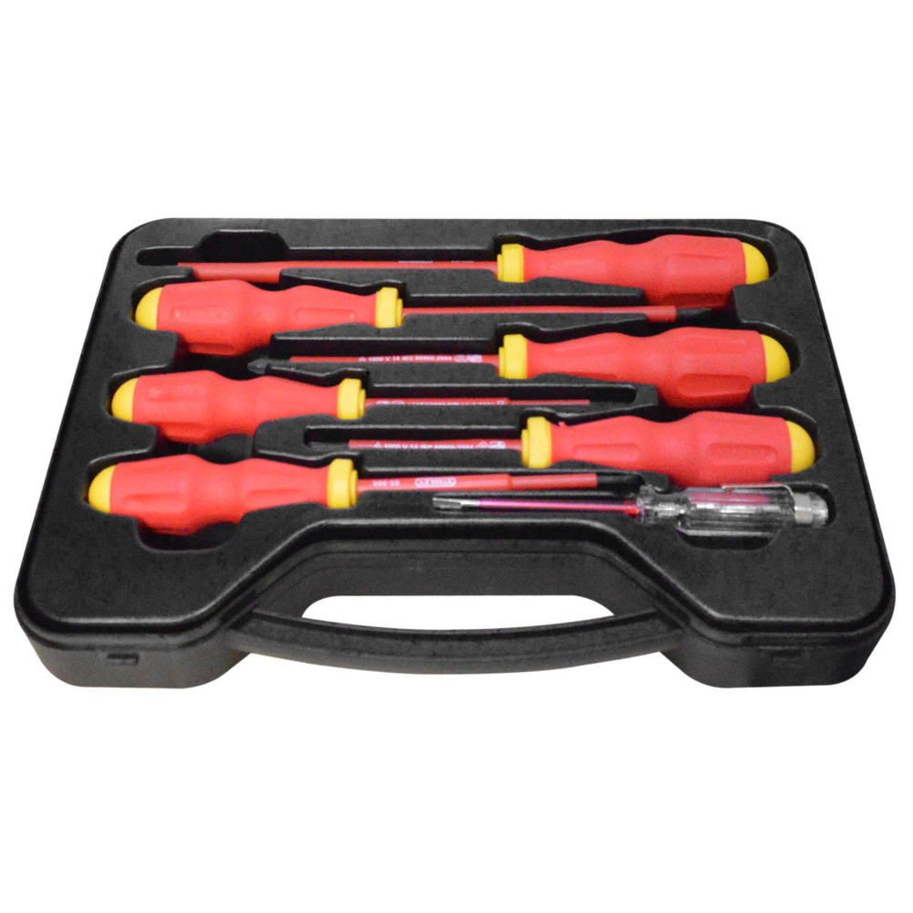 DESTORNILLADOR STANLEY AISLADO 1000 V ORIGINAL X 7 (JUEGO) (STMT60175-LA)