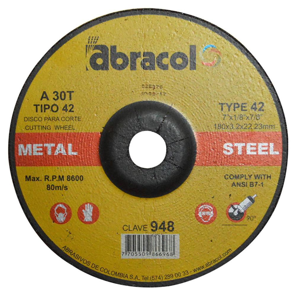 DISCO ABRACOL C/M 7 X 1/8 (DT42 180X32X3175MM (CLAVE 948) (ABD4A0030070)