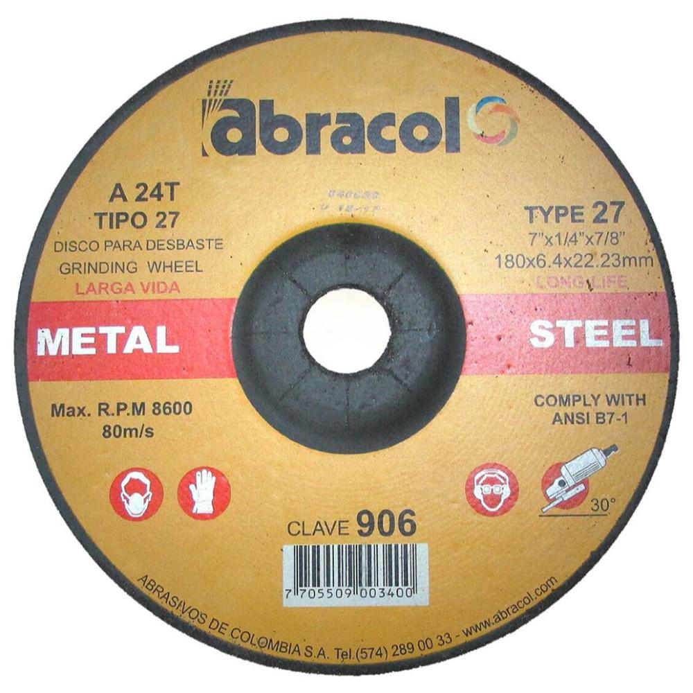 DISCO ABRACOL P/M 7 X 1/4 (DT27 180X64X2223MM) (906) (ABD7A0024076)