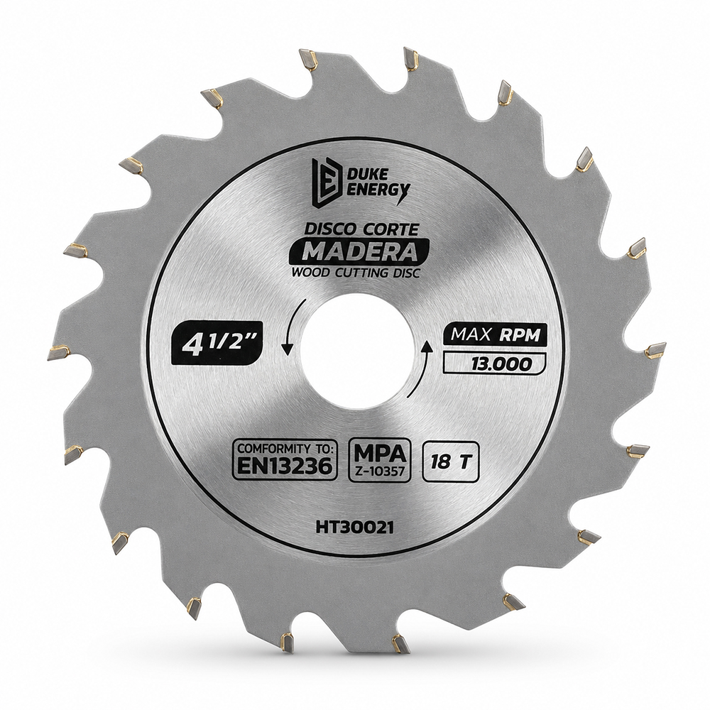DISCO MADERA DUKE ENERGY PROFESIONAL (4 1/2X 18) DMA115 (HT30021)