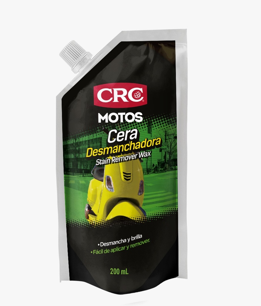 DOY PACK CERA DESMANCHADORA MOTOS 200ML CRC (60000134)