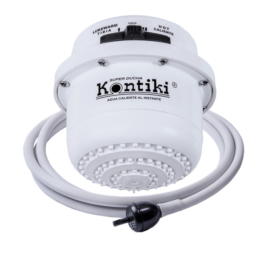DUCHA ELECTRICA KONTIKI 3 TEMPERATURAS CON MINIDUCHA 110V (K-101)