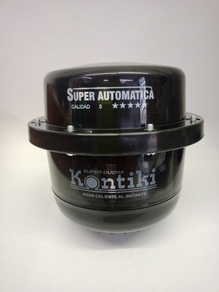 DUCHA ELECTRICA KONTIKI AUTOMATICA TRADICIONAL NEGRA 120V (K-104N)