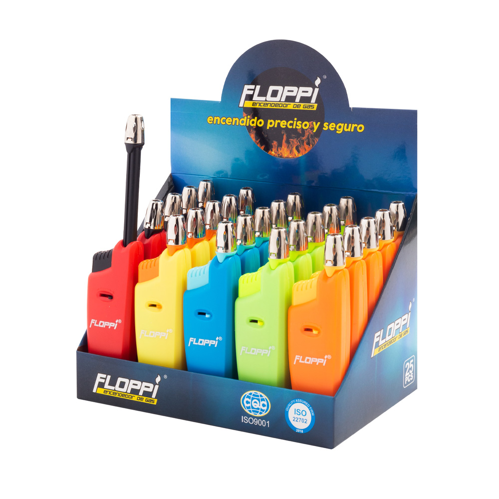 ENCENDEDOR A GAS PARA ESTUFA MINI RETRACTIL FLOPPI (FL1013)