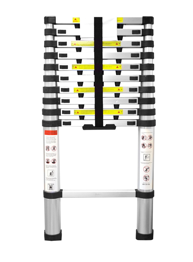 ESCALERA DE ALUMINIO TELESCOPICA 10 PELDANOS UDUKE (320CM) (HT1318)(CAP 150KG)