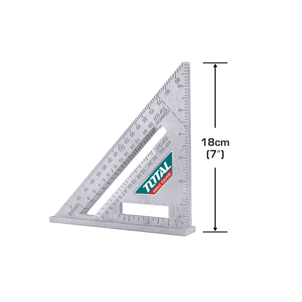 ESCUADRA 7" PLASTICA TOTAL (TMT61201)