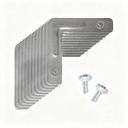 ESCUADRA MARQUETERIA 1 1/2" ZINCADA PQT X 10 UDUKE