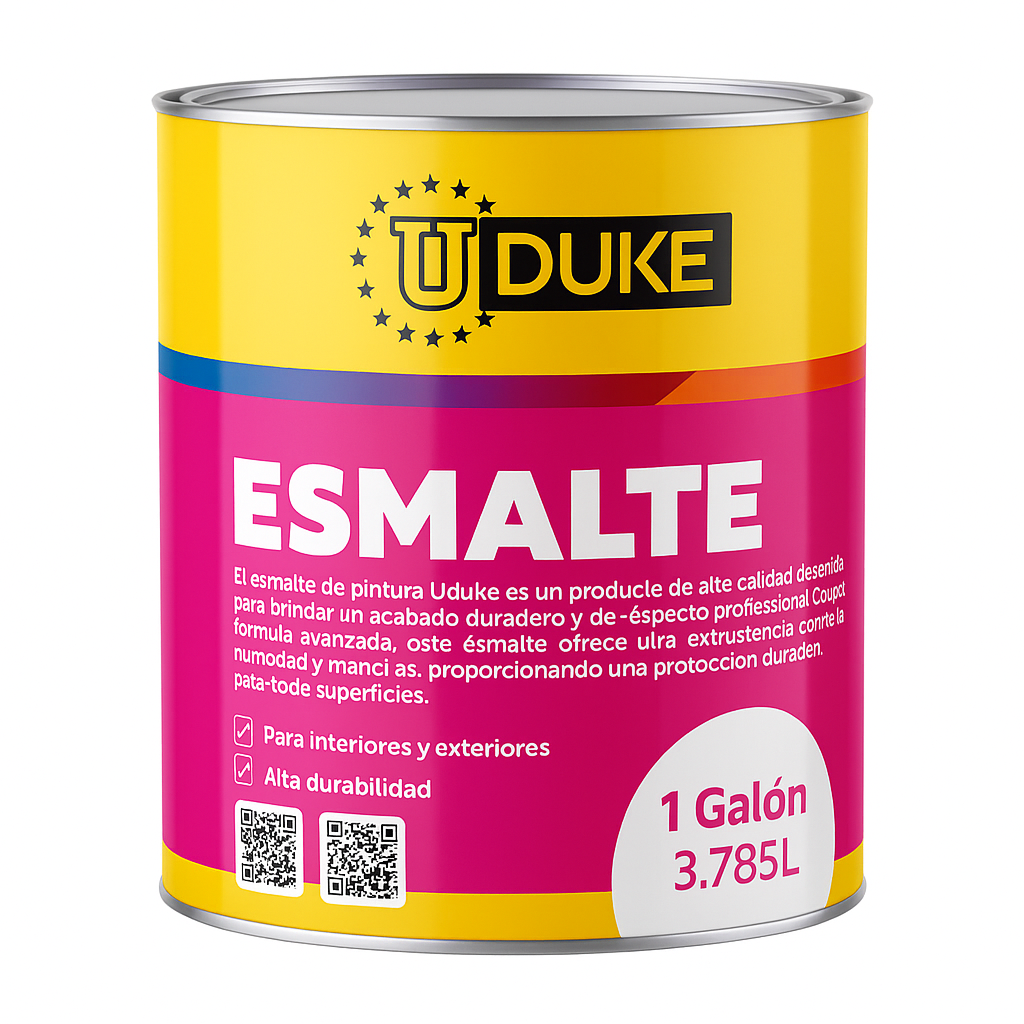 ESMALTE NEGRO GALON (UDUKE)