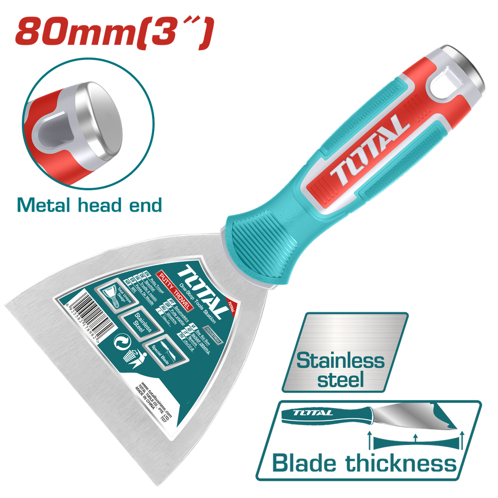 ESPATULA 3 MANGO PLASTICO TOTAL(THT83806)