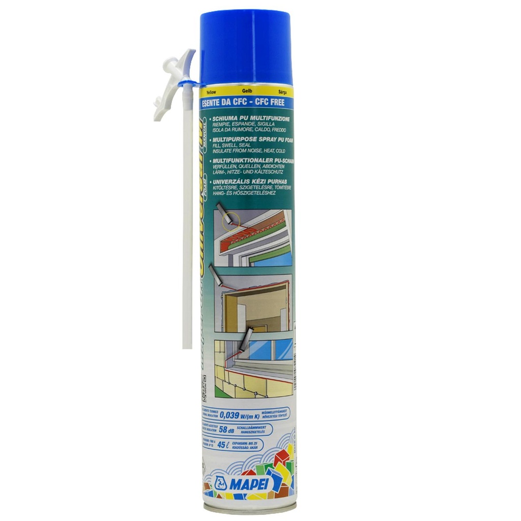 ESPUMA DE POLIURETANO MAPEPUR 750 ML UNIVERSAL FOAM M (1669742)