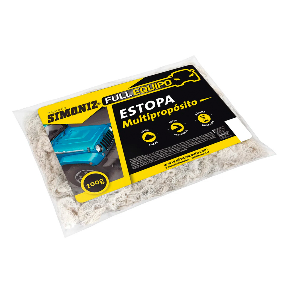 ESTOPA MULTIPROPOSITO 200 GRAMOS SIMONIZ (102322)