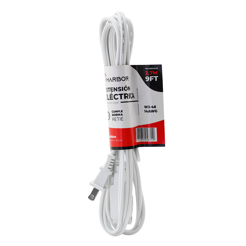 EXTENSION BLANCA 2,7 MTS VHARBOR (WJ-46-9FT)