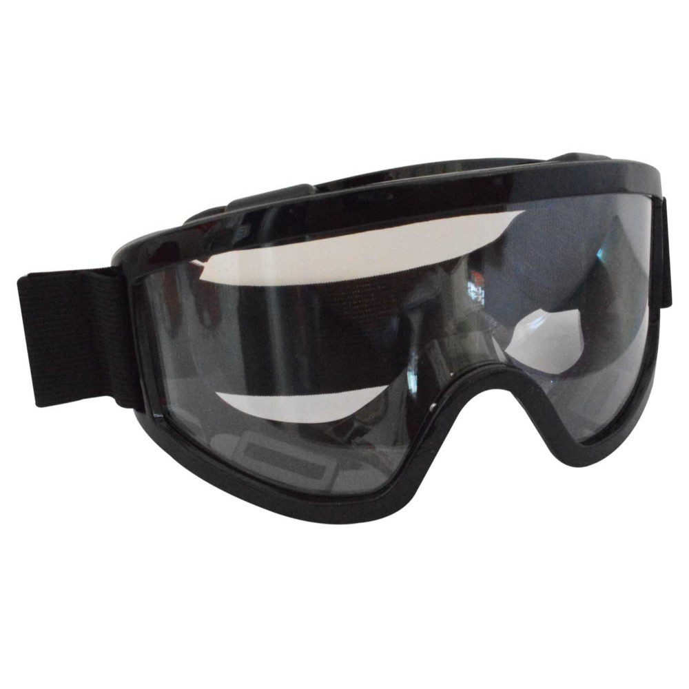 GAFA MOTO LEN-TRASP (HT20113/SF2012-C)(NORMA ANSI Z87.1+EN166F+FIL UV) M-NEGRO