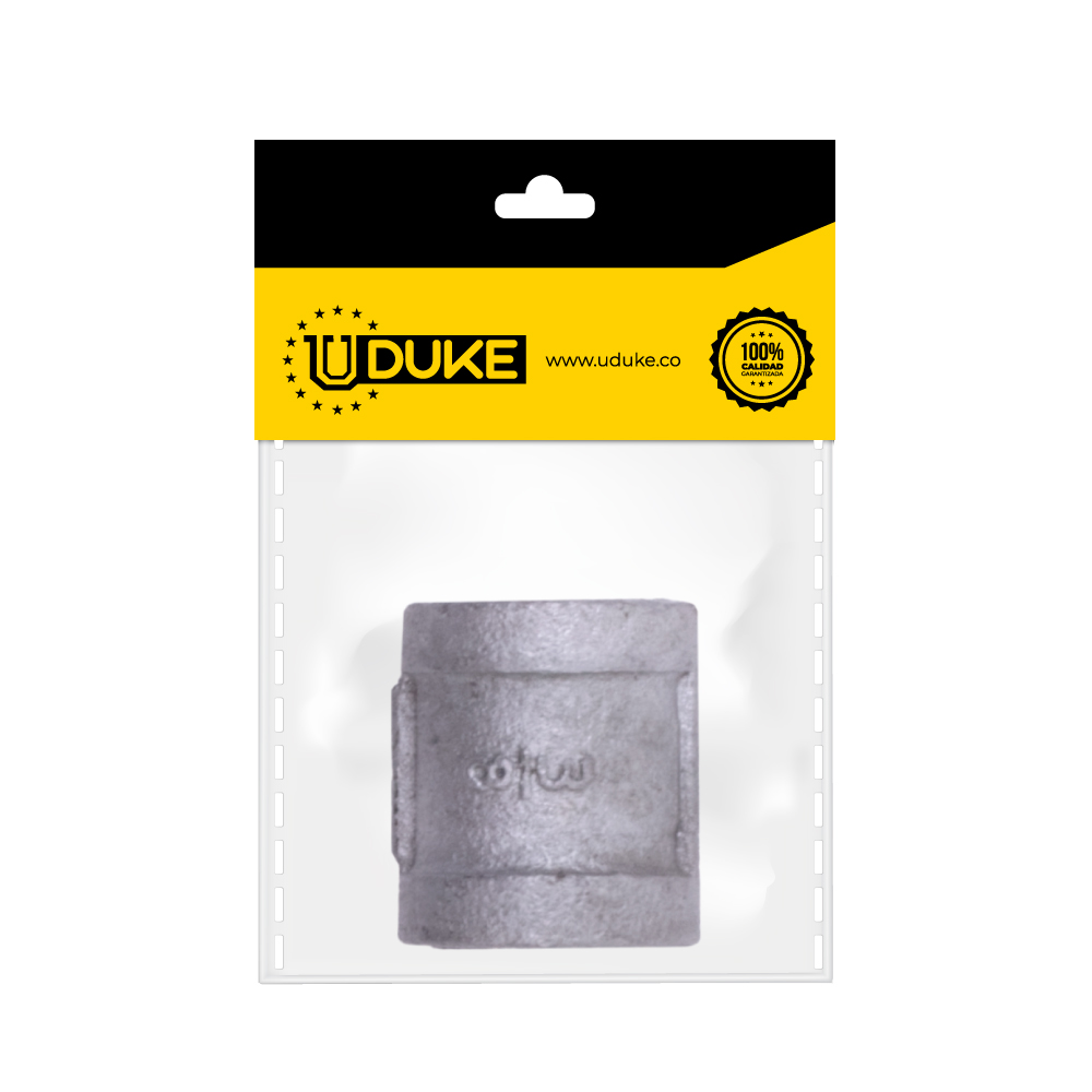 GALVANIZADO UNION 3/8 (FINO) PQT X 1 UDUKE