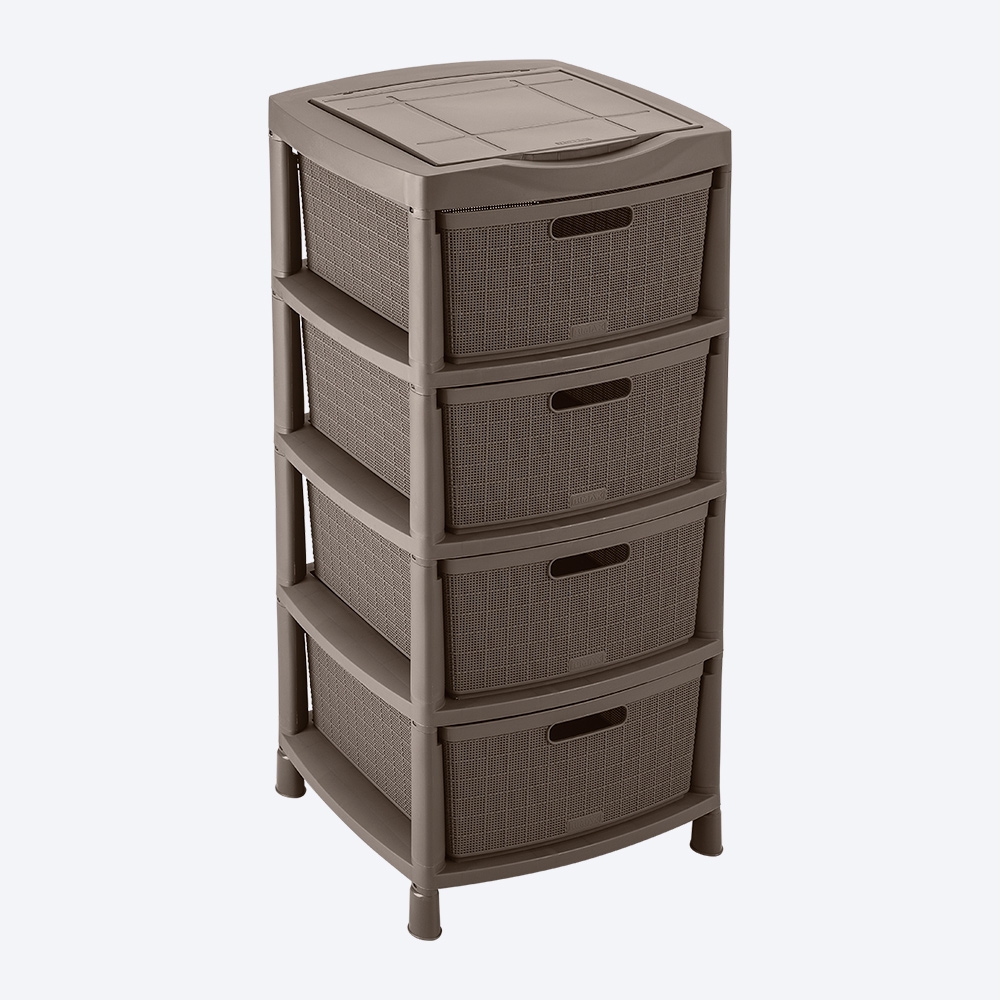 GAVETERO FIQUE 4G MOCCA RIMAX