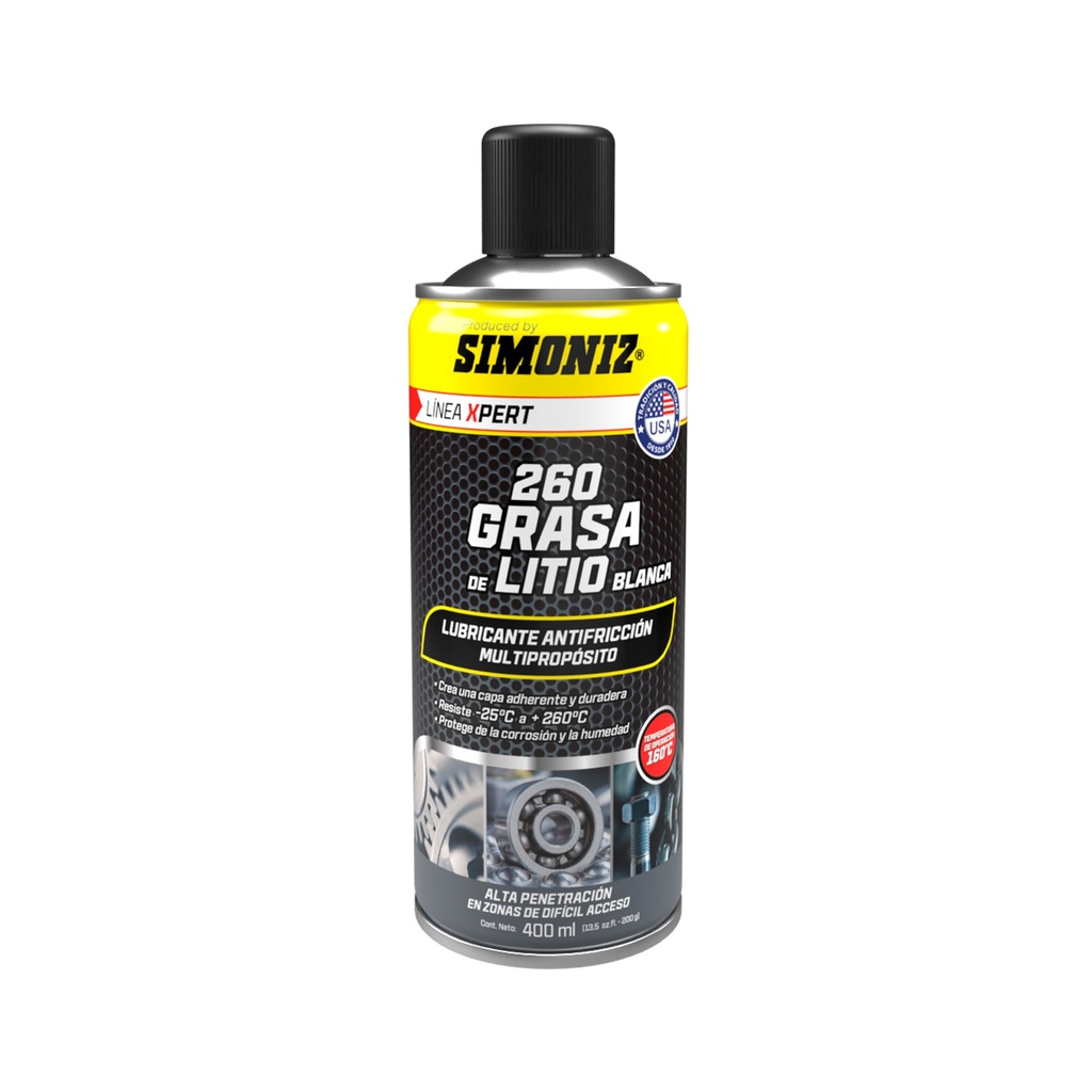 GRASA DE LITIO BLANCA 260 XPERT 400ML SIMONIZ (208894)