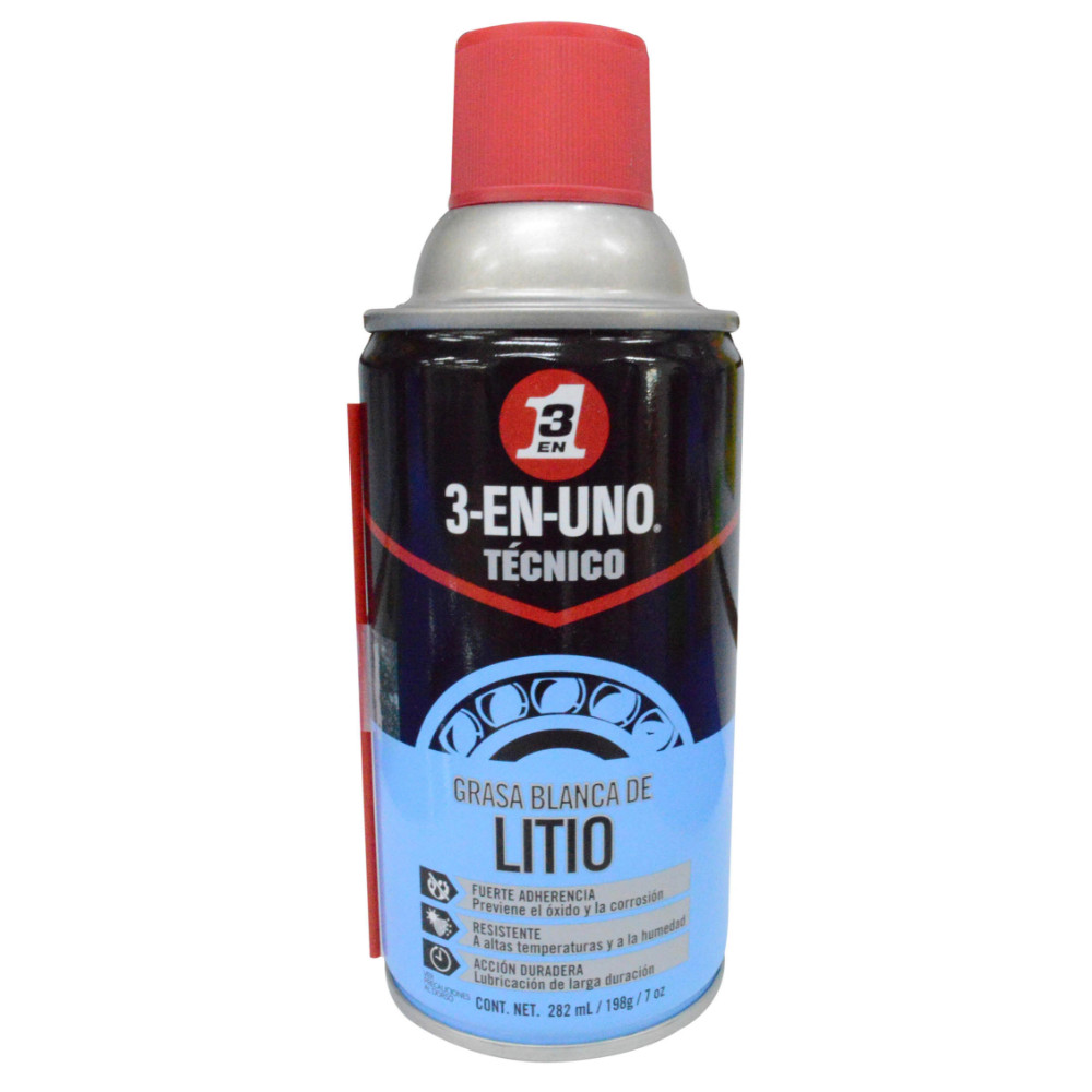 GRASA DE LITIO BLANCA 3 EN 1 282 ML 7 ONZ