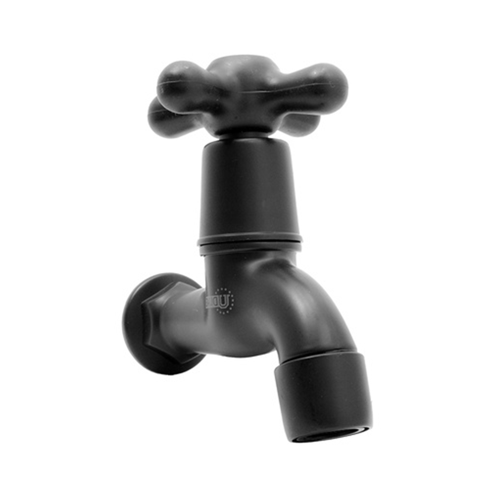 GRIFO NEGRO 1/2 x 3/4" ABS UDUKE (HT2176)