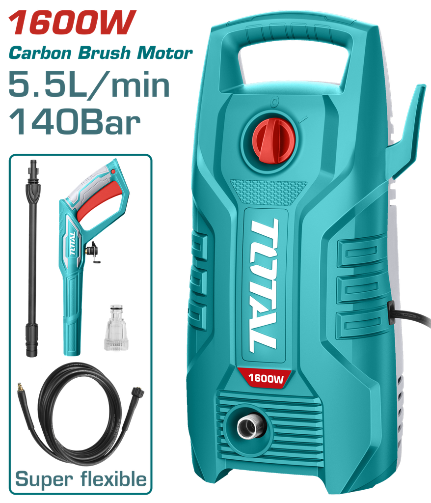HIDROLAVADORA 1600W 2030PSI 120V TOTAL (UTGT11336)