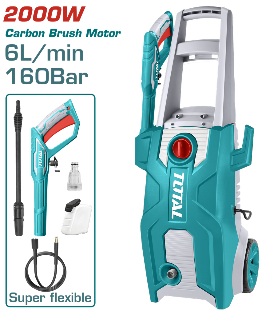 HIDROLAVADORA 2000W 2320PSI INDUSTRIAL SUPER TOTAL  (UTGT11376)