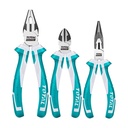 JUEGO DE ALICATES X 3 PZS INDUSTRIAL CROMO VANADIUM (PINZA 6 CORTAFRIO 6 ALICATE 8) TOTAL  (THT2K0301)