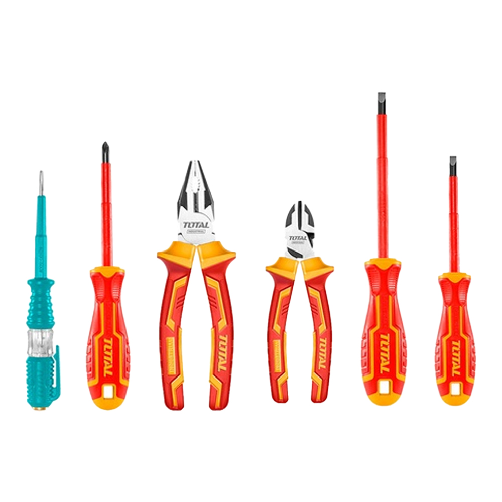 JUEGO DE HERRAMIENTAS AISLADAS X 6 PZS INDUSTRIAL TOTAL (THKIST3062)