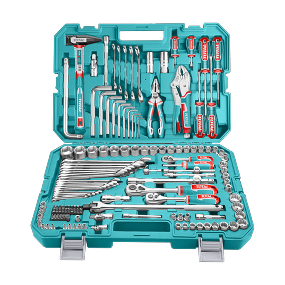 JUEGO DE HERRAMIENTAS X 142 PZS INDUSTRIAL TOTAL (THKTHP21426)