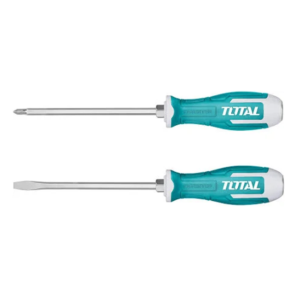 JUEGO DESTORNILLADORES X 2PZS INDUSTRIAL PUNTA INMANTADA TOTAL (THGSS2206)