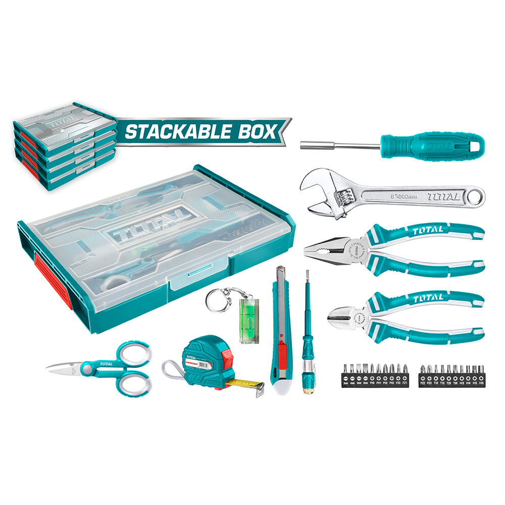 KIT DE HERRAMIENTAS 29PZS TOTAL (THKTV02H291)