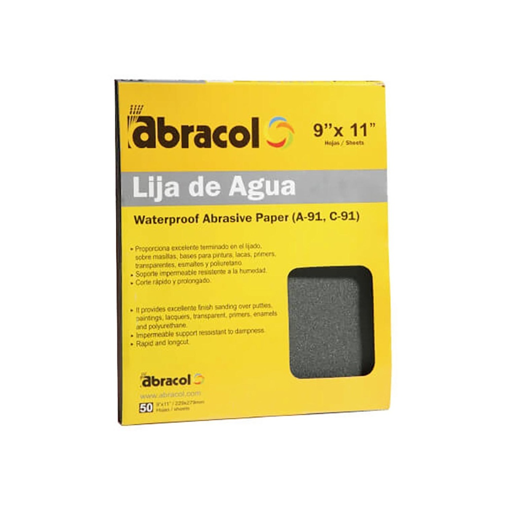 LIJA ABRACOL 500 ( LIJADO EN AGUA (RPHLC0500000)