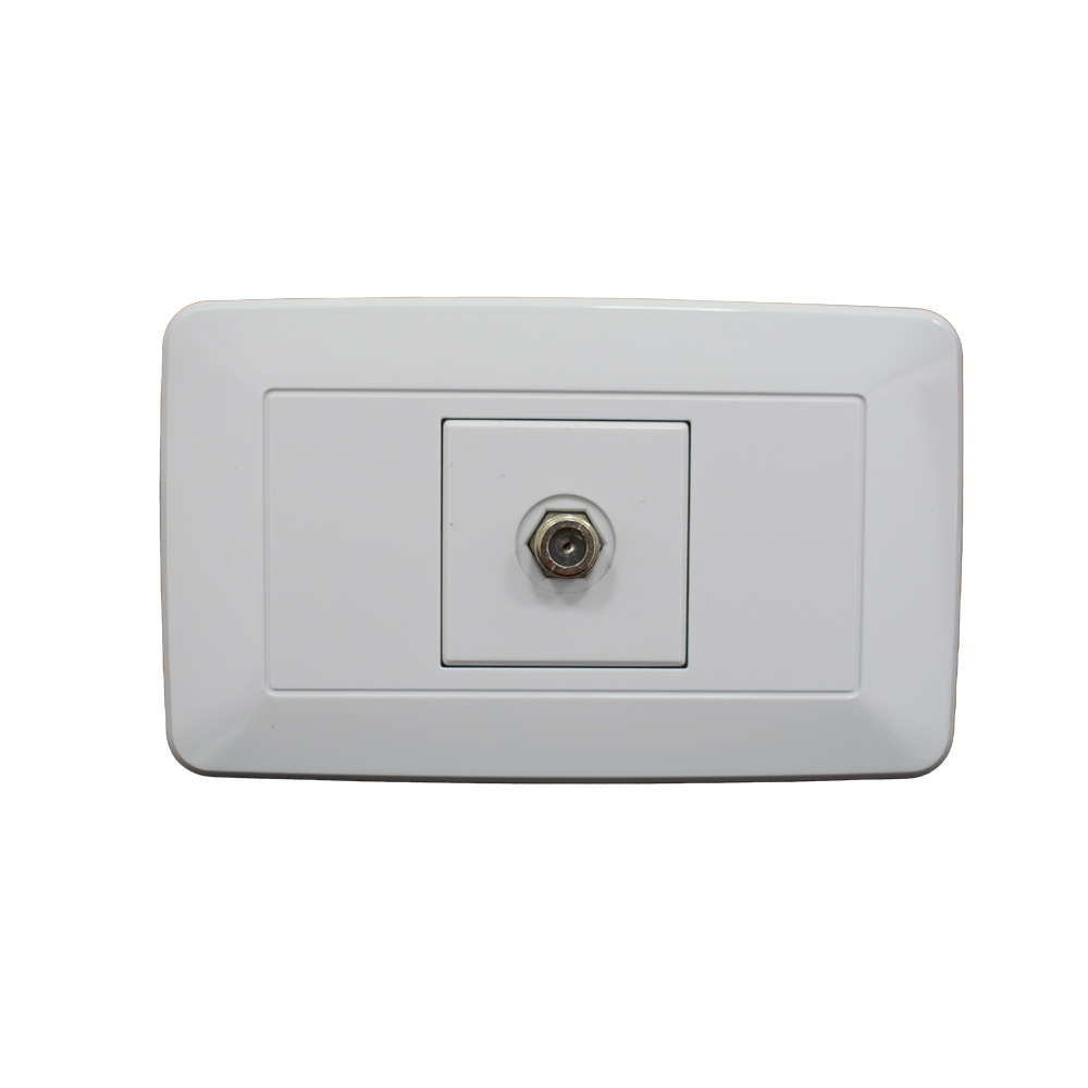 LINEA BK BLANCA INCRUSTAR TOMA TV VHARBOR (118Z-18)(HT1525) HT20344