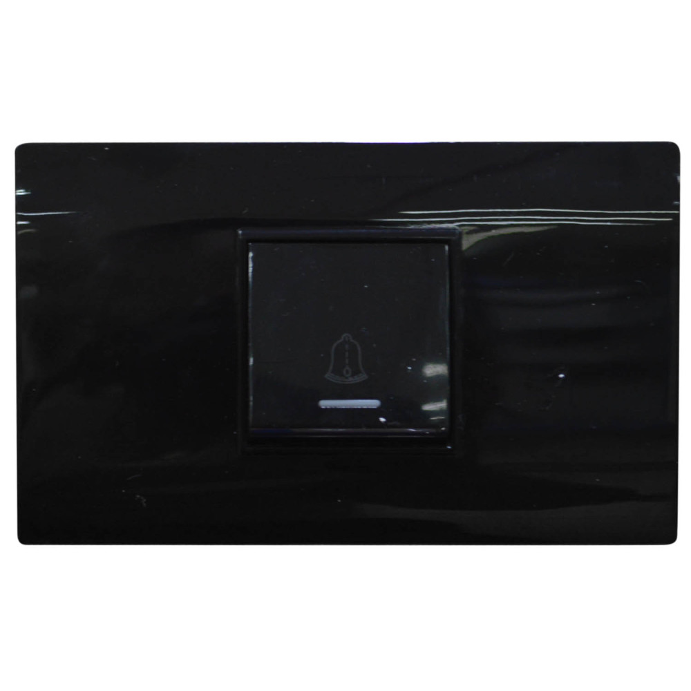 LINEA BK PLUS NEGRA INCRUSTAR SWICHE TIMBRE (118K-11-BLK) (HT20719)