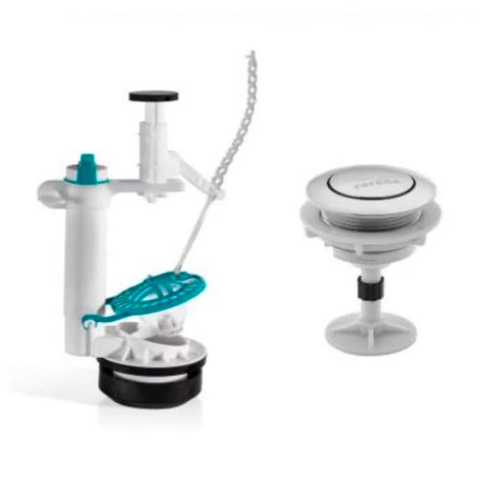 VALVULA DE DESCARGA + AGUA STOP + BOTON NUKI 32CM CATAPULTA GRIVAL (738010001)