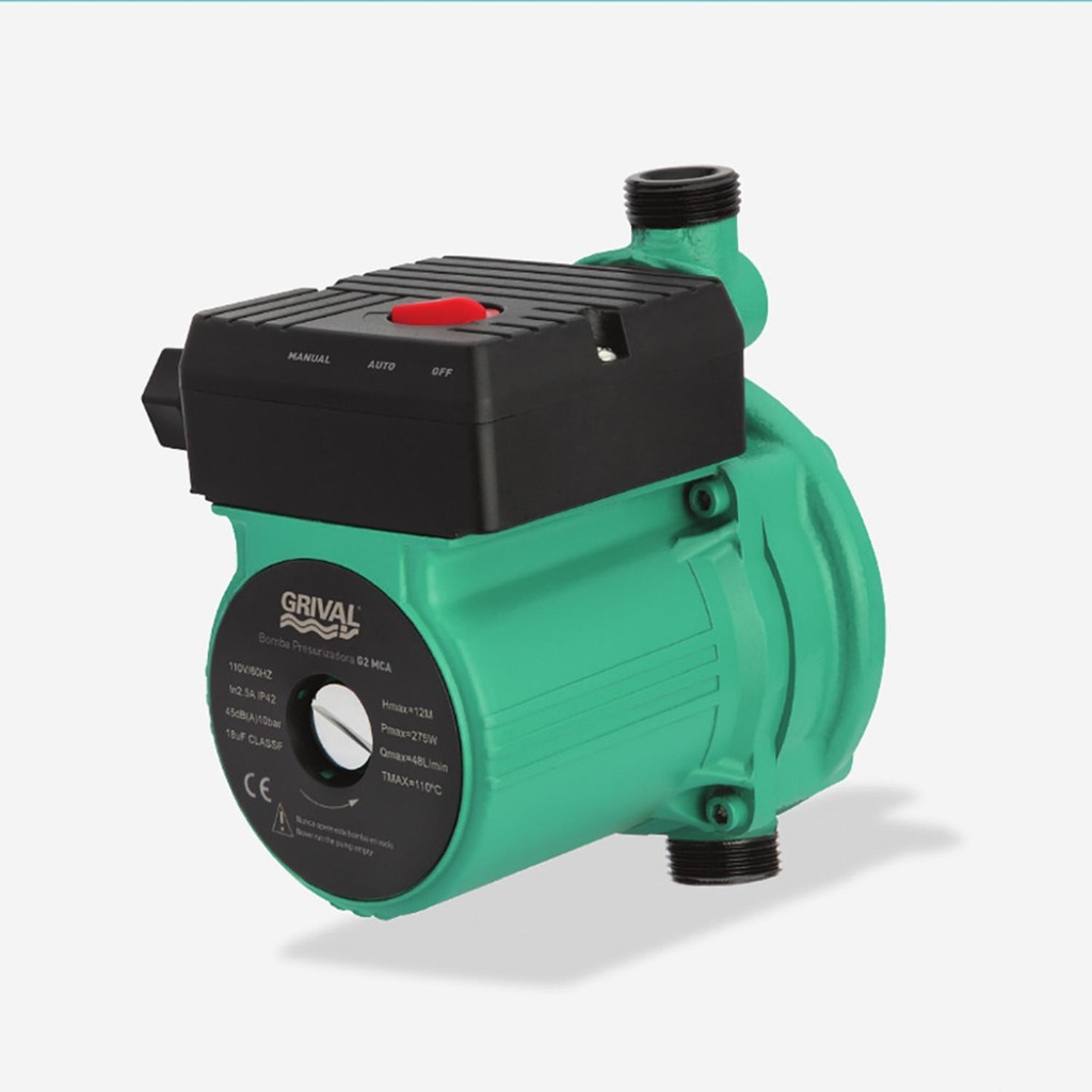 BOMBA PRESURIZADORA DE AGUA AUTOMATICA G2 GRIVAL (PZ7020001)