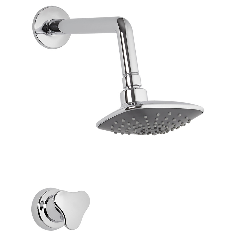 LINEA GRIVAL DUCHA REGADERA + REGISTRO TRICETA ALUVIA (AV4063331 (PAQ X 3