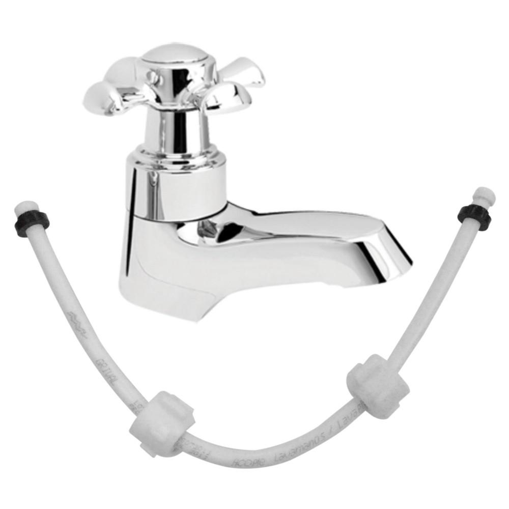 LINEA GRIVAL LLAVE LAVAMANOS CRUCETA + ACOPLE LINEA BALTA (411233331) (PAQ X 3)