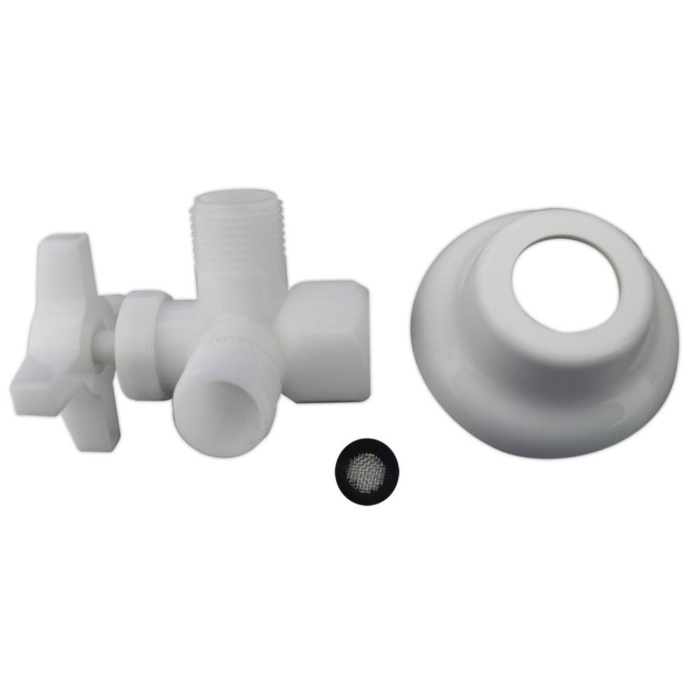 LINEA GRIVAL LLAVE REGULACION DOBLE DE 1/2 BLANCA PQTE X 6 (967623331)