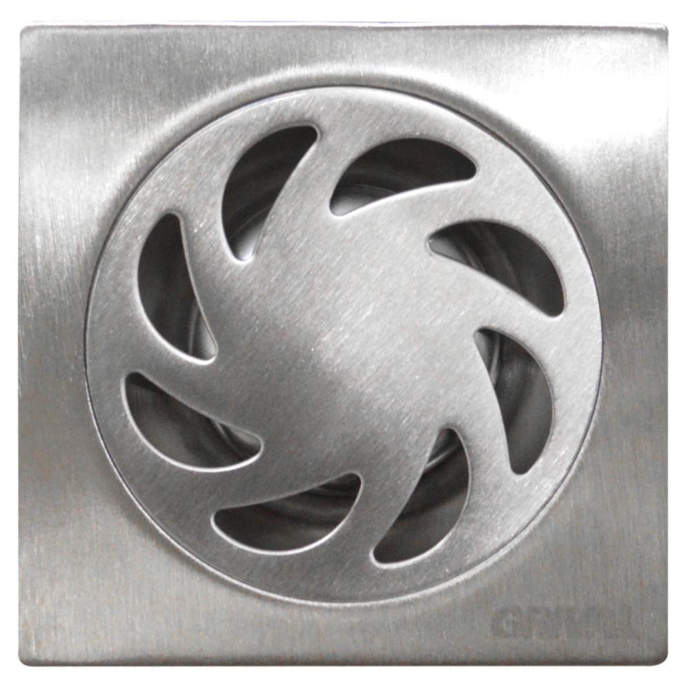 LINEA GRIVAL REJILLA PISO ACERO INOXIDABLE 10 X 10CM- 3" VANGUARDISTA PQTE X 3(937203331)