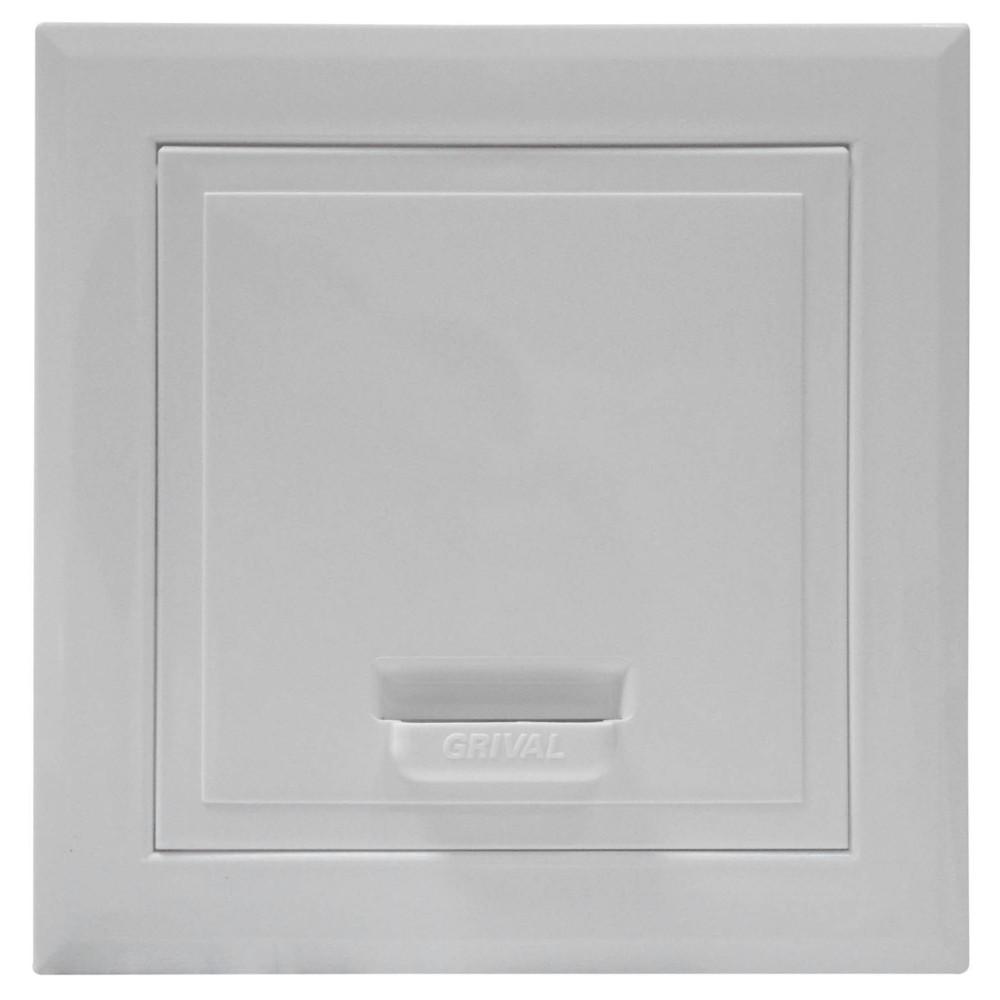 LINEA GRIVAL TAPA REGISTRO 15 X 15 BLANCA (937033331 (PAQ X 6