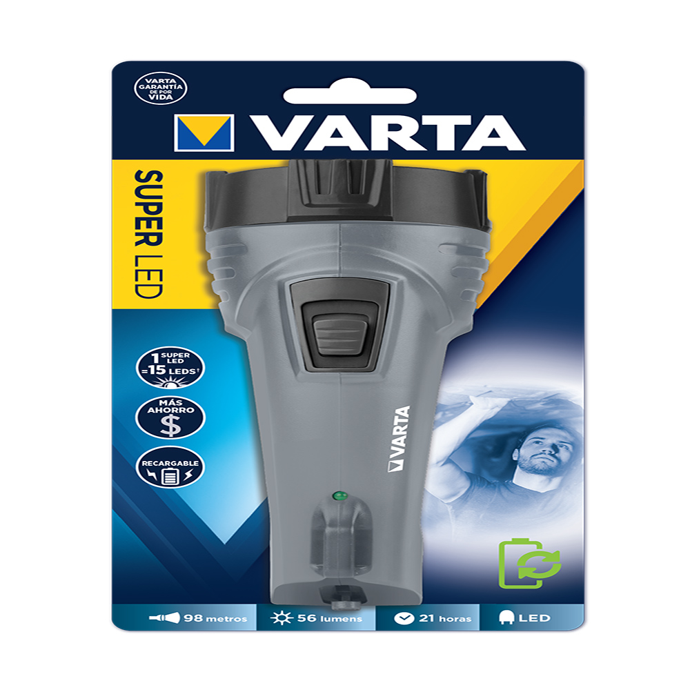 LINTERNA SUPER LED 56 LUMEN VARTA