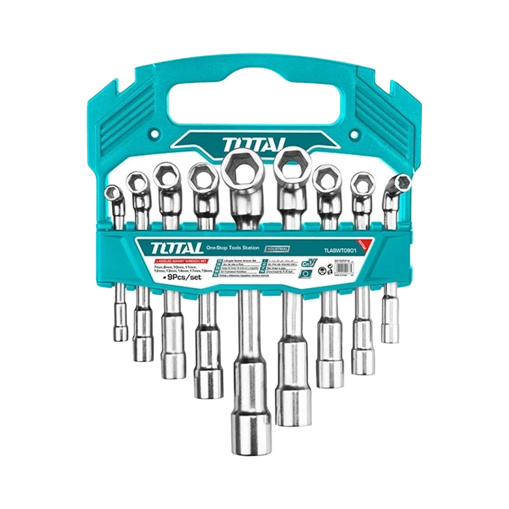 LLAVE COPA EN L INDUSTRIAL JUEGO X 9 PZS TOTAL (TLASWT0901)