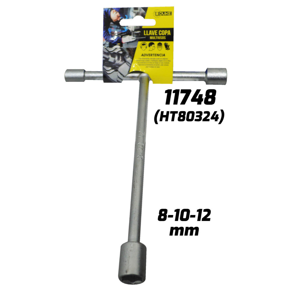 LLAVE COPA EN T X3 UDUKE 8-10-12 MM (HT80324)