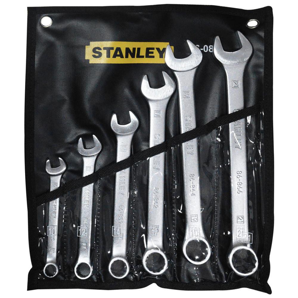 LLAVE MIXTA STANLEY JUEGO X6(MM) PANO (86-080) (10-12-14-17-19-21)