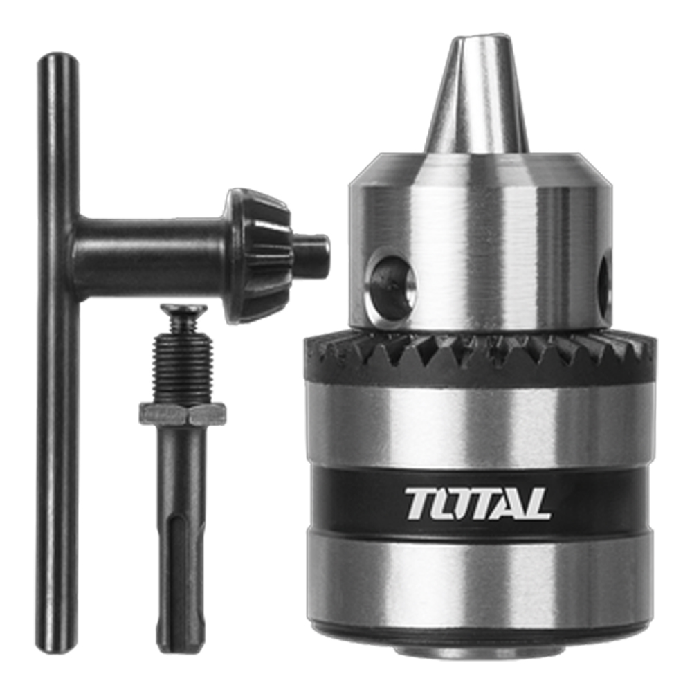 MANDRIL TALADRO 1/2" (13MM) + ADAPTADOR DE SDS PLUS  SUPER TOTAL (TAC451301.1)
