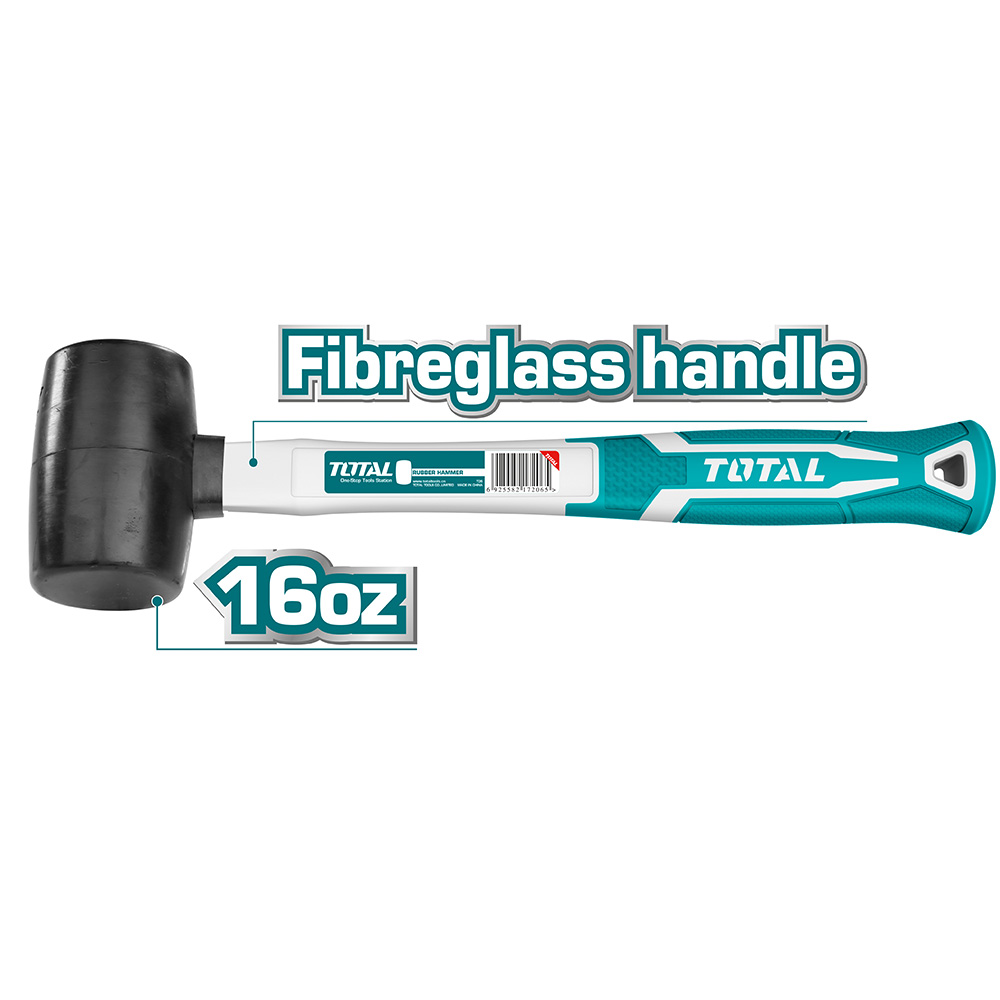 MARTILLO CHIPOTE 16OZ MANGO FIBRA VIDRIO TOTAL (THT761616)